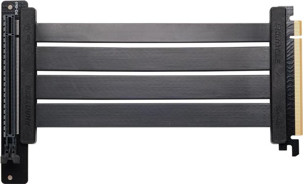PHANTEKS PCI-E 4.0 x16 Riser Flachband-Kabel, 90 Grad, 22cm