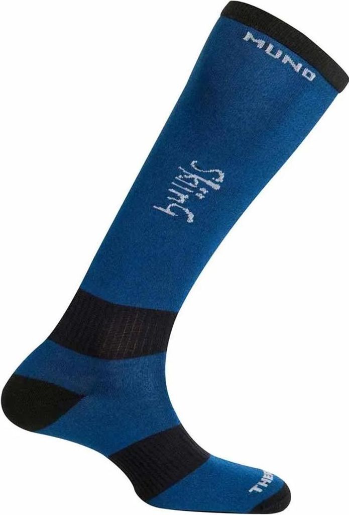 Mund Socks Skiing Thermolite Socken Blau,Schwarz EU 46-49 Herren Blau,Schwarz EU 46-49