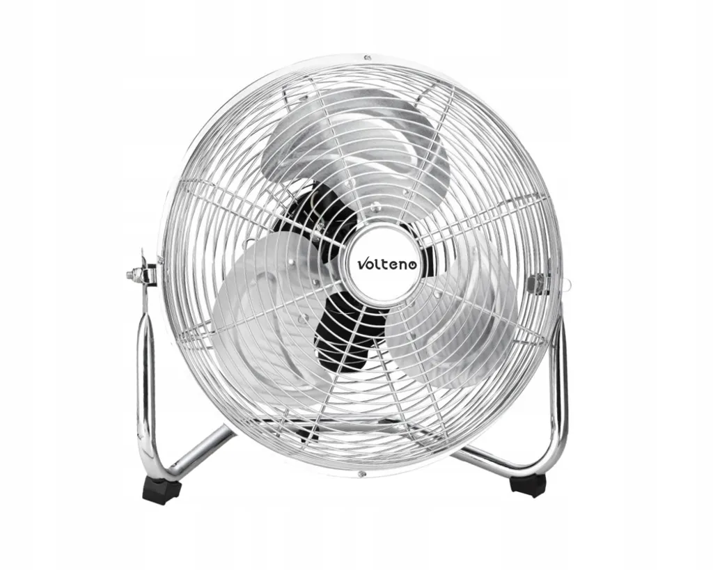 Brasseur d'air de sol Chrome 80 ventilateur silencieux et efficace