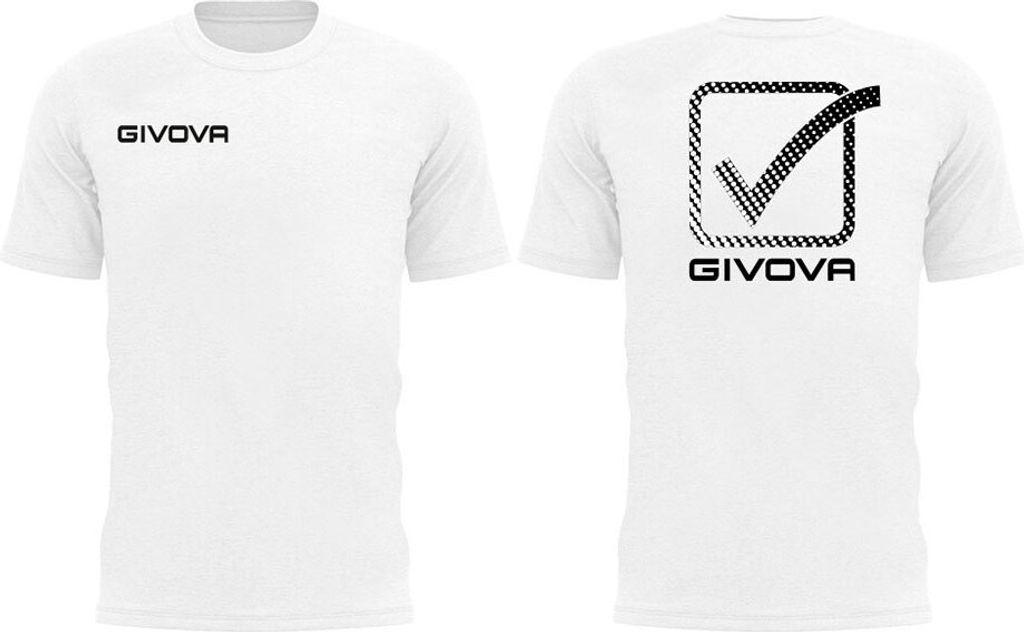 Givova Cubo Kurzarm-t-shirt Weiß 2XL Mann Weiß 2XL