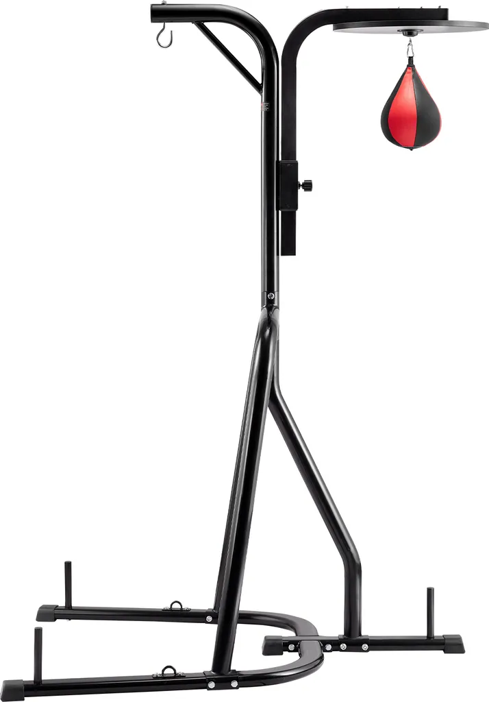Support Sac de Boxe Stable sans Perçage Station de Frappe Acier 65 kg