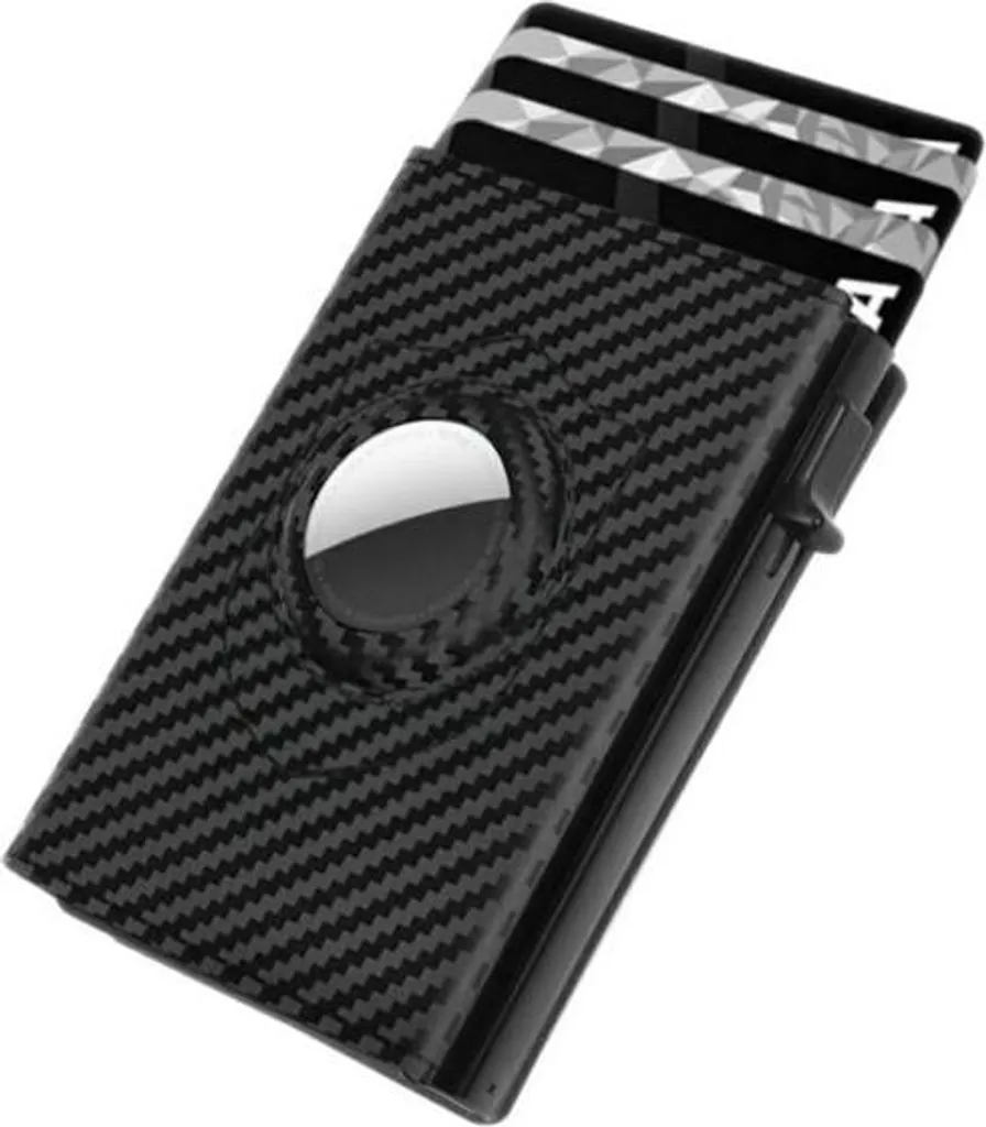 Portefeuille MAJESTIC RFID noir en cuir véritable avec blocage de données