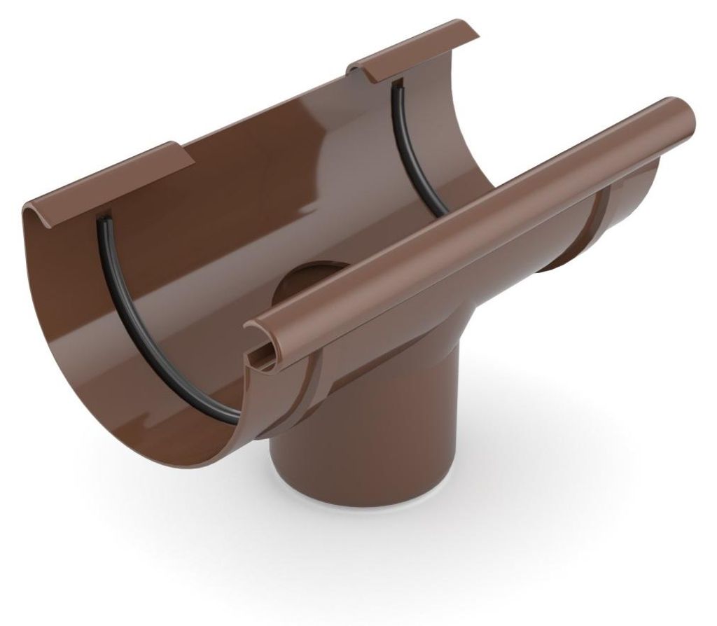 BRYZA Bouilloire en plastique Ø 75/63 mm, brun RAL 8017 Image du produit 