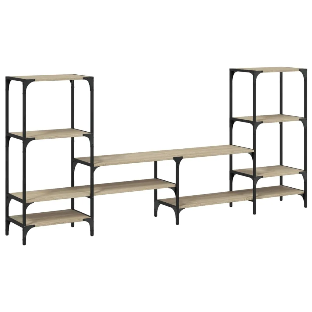 Mobile TV 206,5x28,5x95 cm SYFAX Rovere Sonoma Legno Multistrato - 1