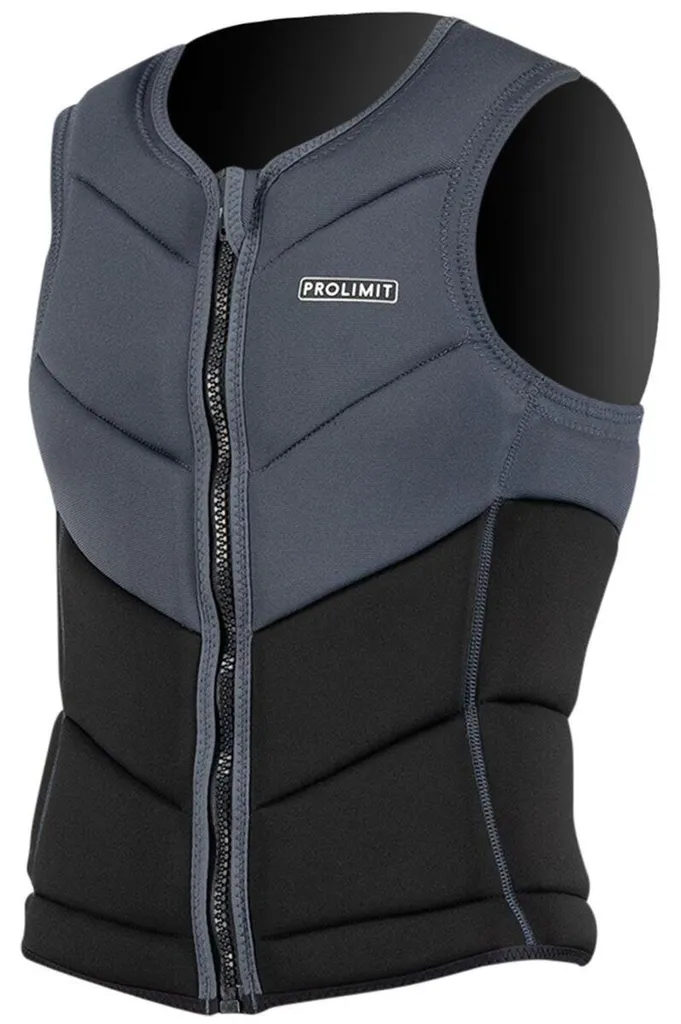 Gilet ProLimit Slider Fusion FP FZ Noir et Gris - Taille 48/S Néoprène
