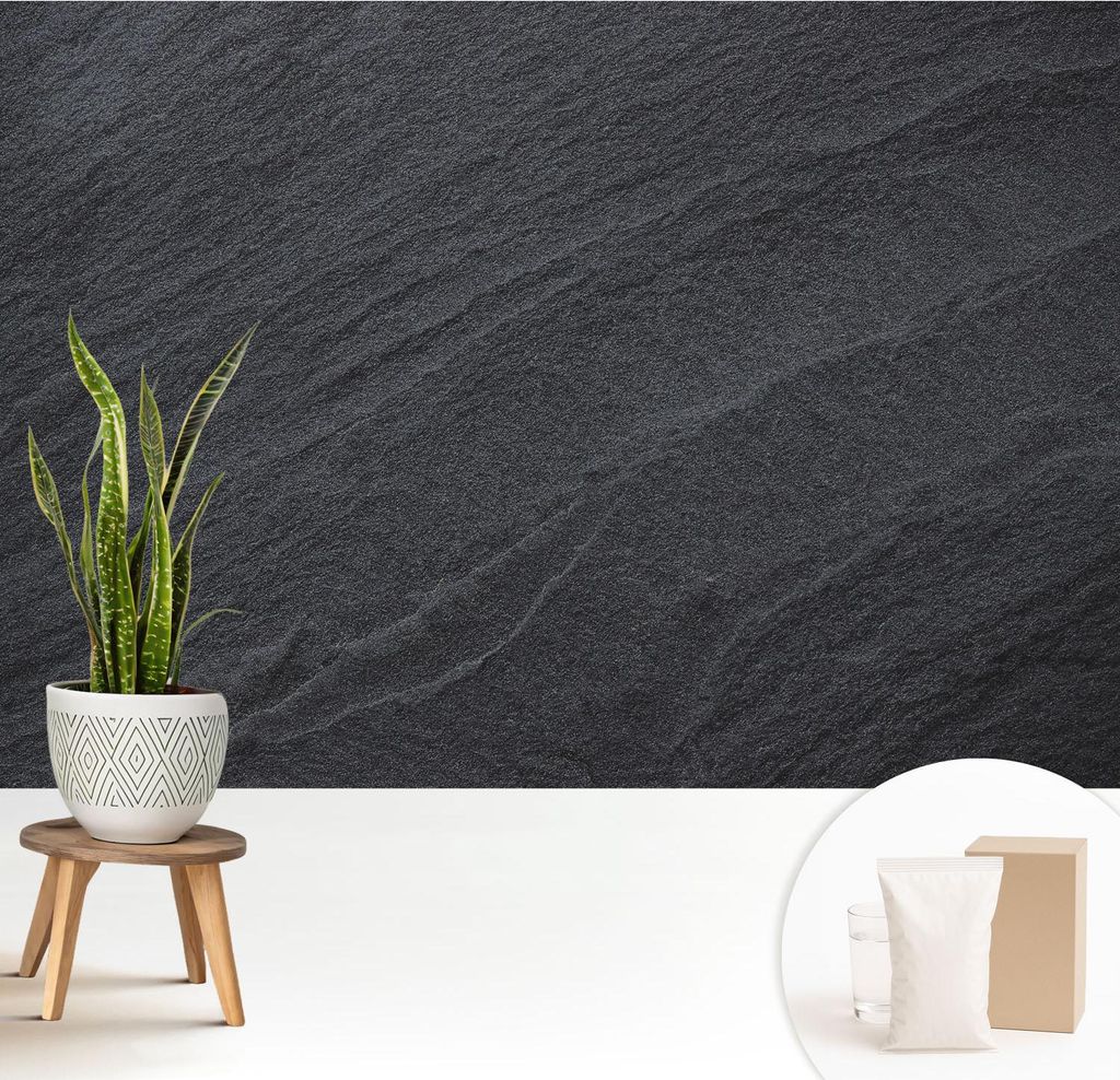 Fototapete - 208x146 cm - Tapete - Wandtapete - Wandbilder - Dekofolie - Tapete Folie - Wand - Dekoration - Wohnzimmer - Steine Eleganz