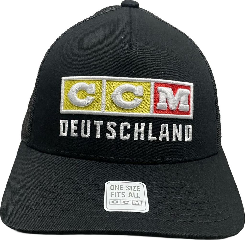 CCM Flag Team Germany Black Trucker, Größe:One Size, Farbe:schwarz