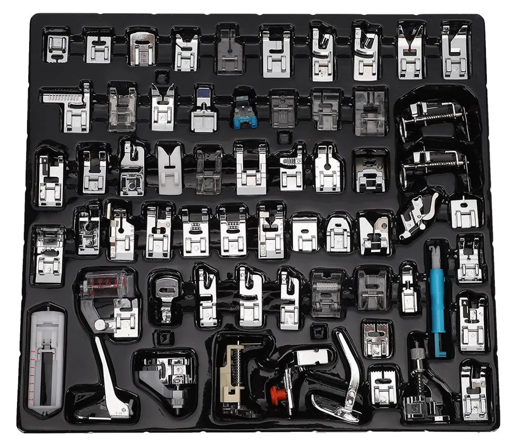 Kit de pieds presseurs pour ourlets et finitions de couture maison