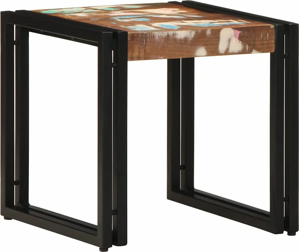 SYFAX™ Tavolino da salotto 40 x 40 x 38 cm Legno Recuperato Massello