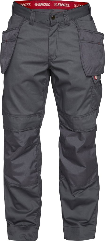 F. Engel Combat Handwerkerhose mit Holstertaschen, Grau, Gr. 54