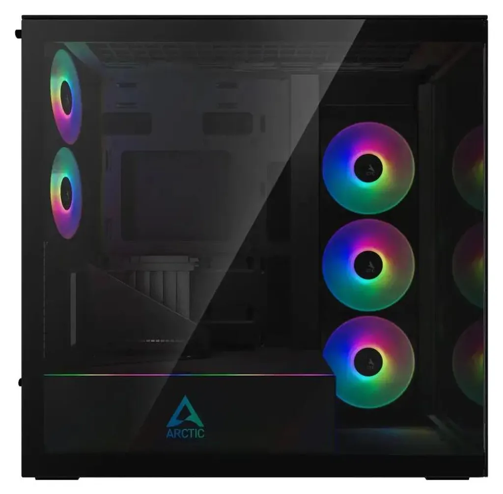 ARCTIC Geh Xtender Mirror Black - Support Vertical GPU avec Riser PCIe