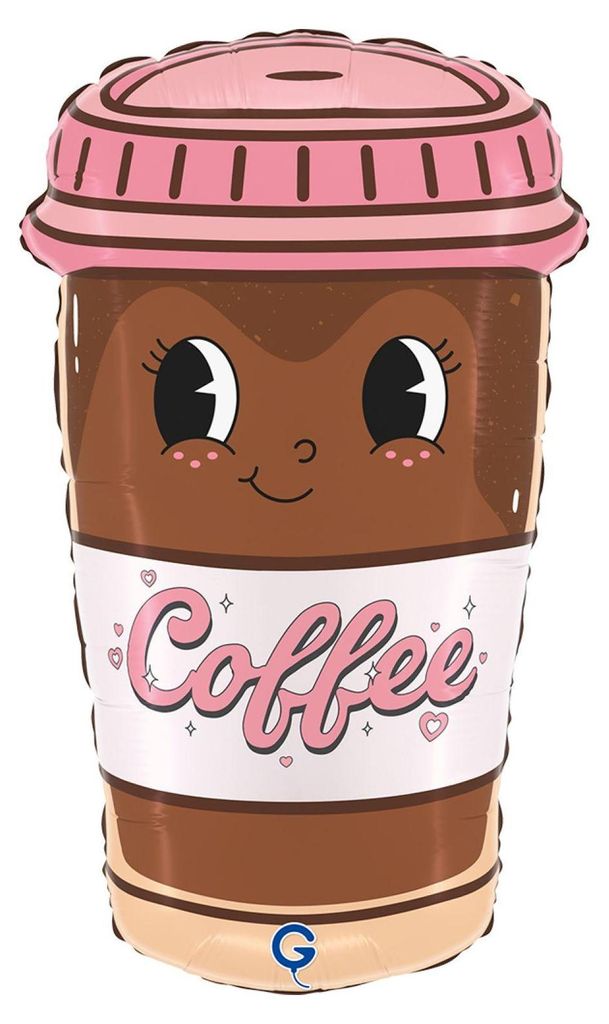 24" Folienballon Shape Kaffeebecher | 61 cm Produktbild 