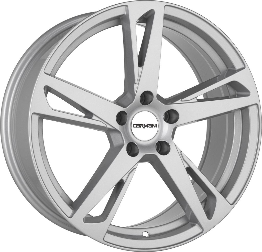 Carmani Felge 16 Anton 8 Zollx18 Zoll ET40 5x115 kristall silber CA160818P140KS kompatibel mit Chevrolet Captiva Cruze Orlando