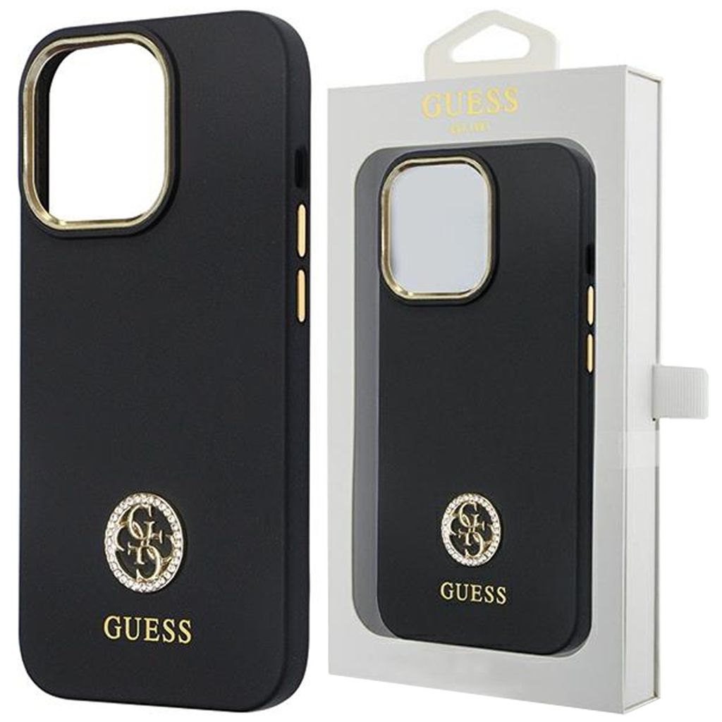 Etui Guess Guhcp13Lm4Dgpk Na Iphone 13 Pro / 13 - Czarne Produktbild 