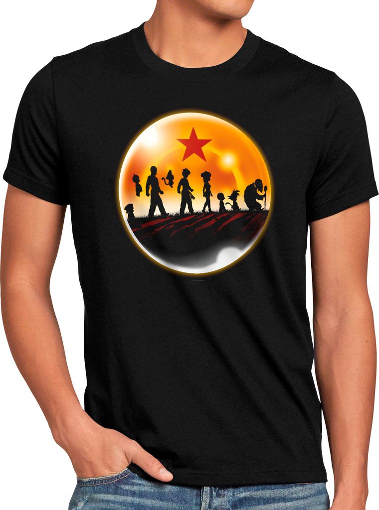 style3 Fellowship of the Dragon Herren T-Shirt super saiyan z gt