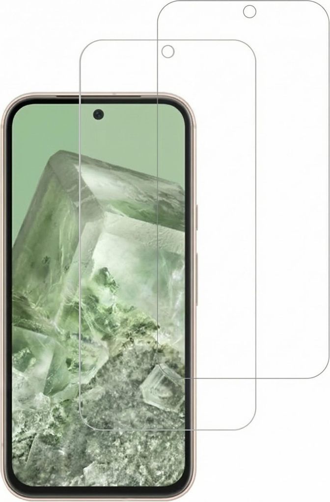 Accezz Displayschutz 2er-pack aus gehärtetem Glas Google Pixel 8a