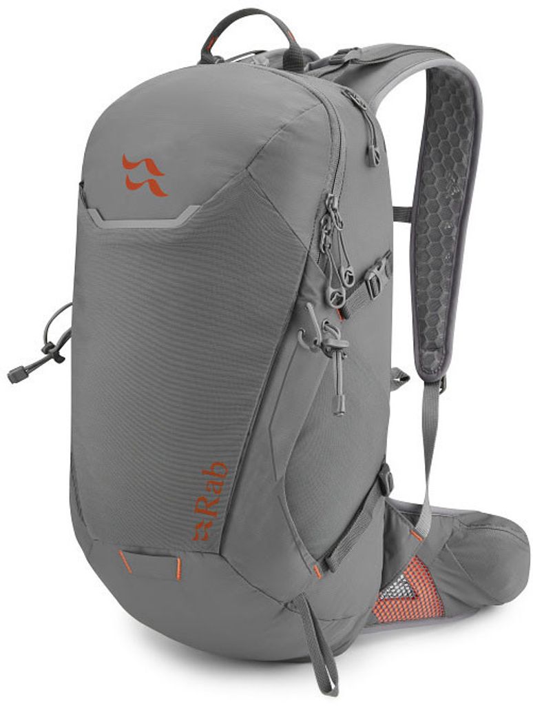 Rab Aeon Wanderrucksack 20 Liter, atmungsaktiv, verstellbares Rückensystem, eisengrau