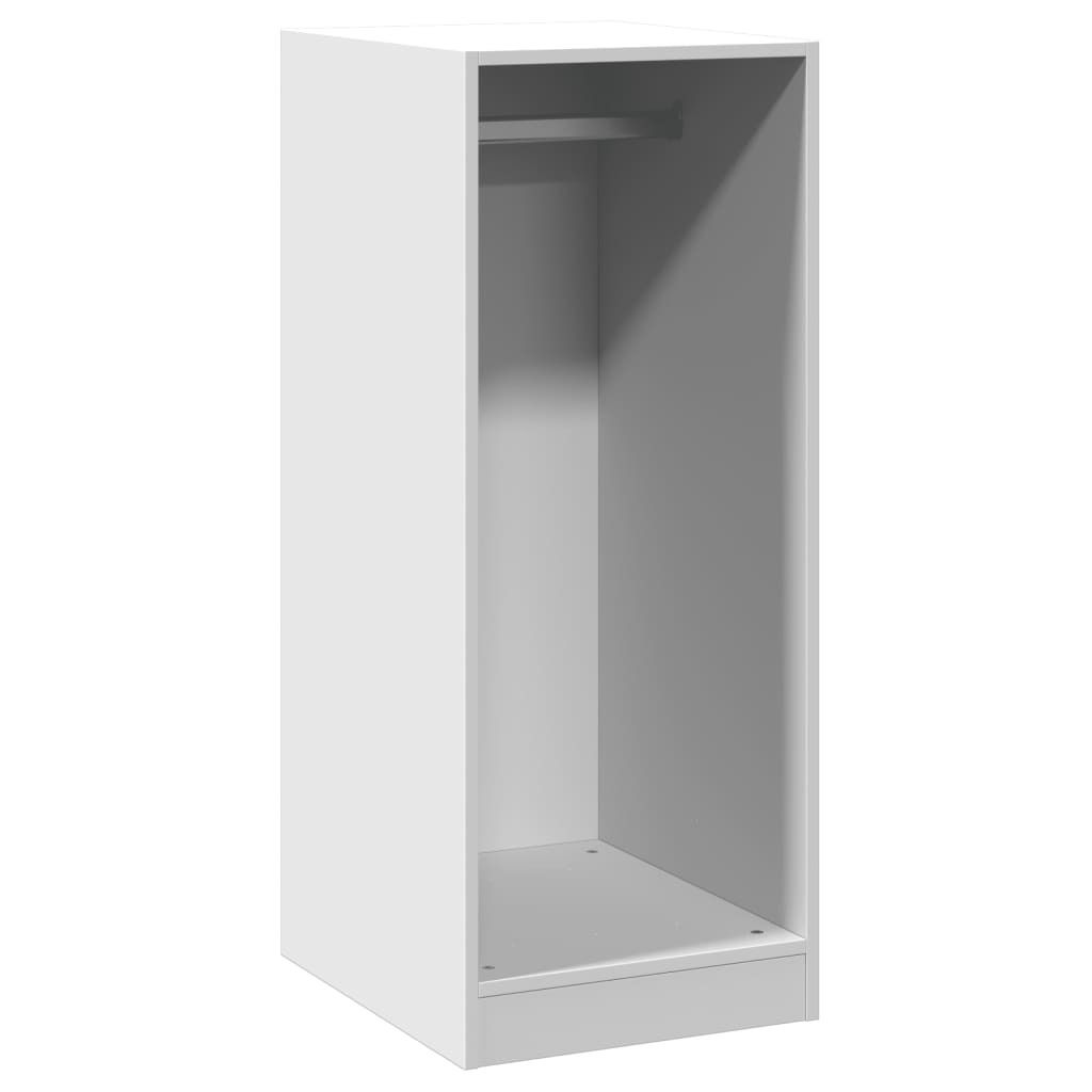 Kleiderschrank Weiß 48x41x102 cm Holzwerkstoff Produktbild 