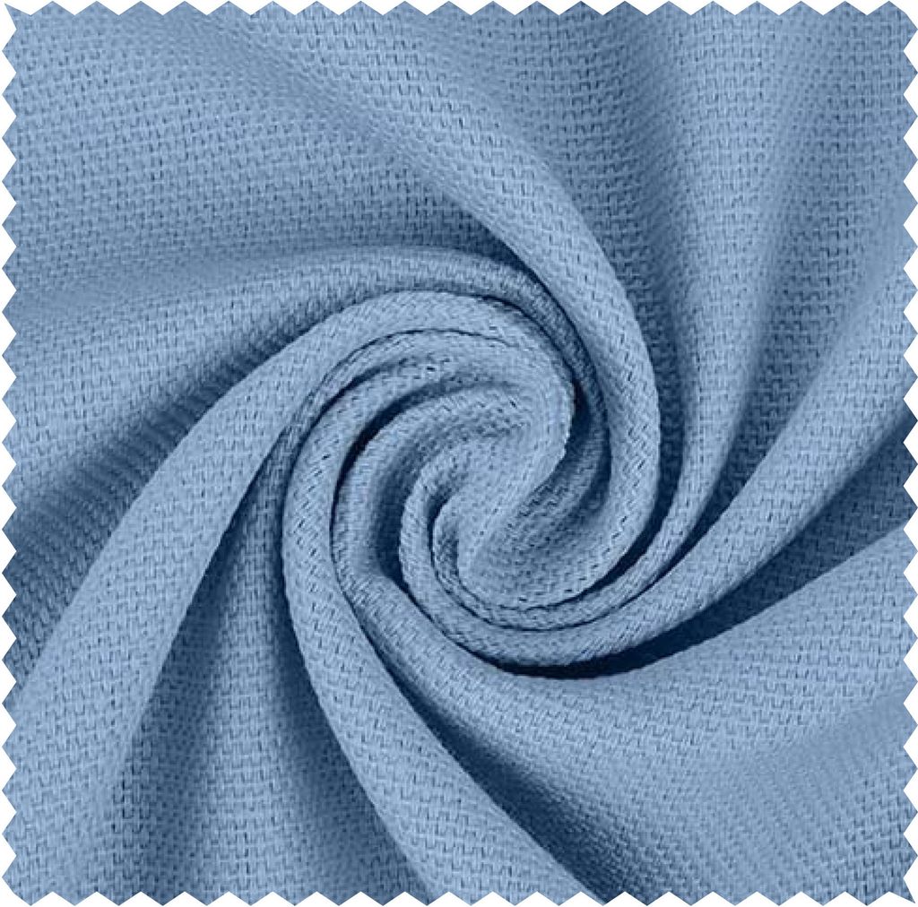 Canvas Stoff Meterware hellblau, robuste Baumwolle uni, Produktbild 