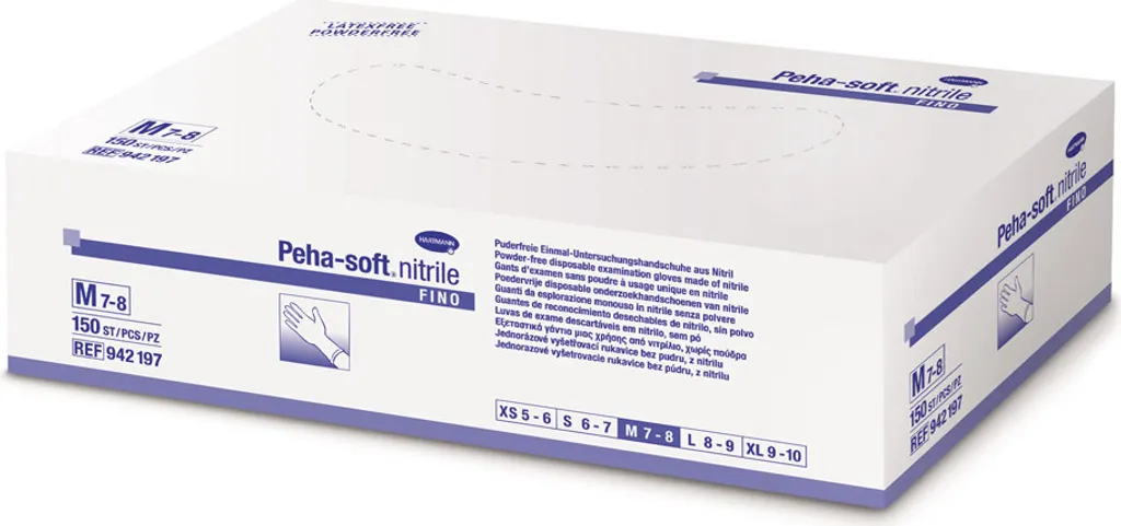 Guanti in Nitrile Peha-Soft Fino M 150pz | Perfetti per Estetisti e Tatuatori