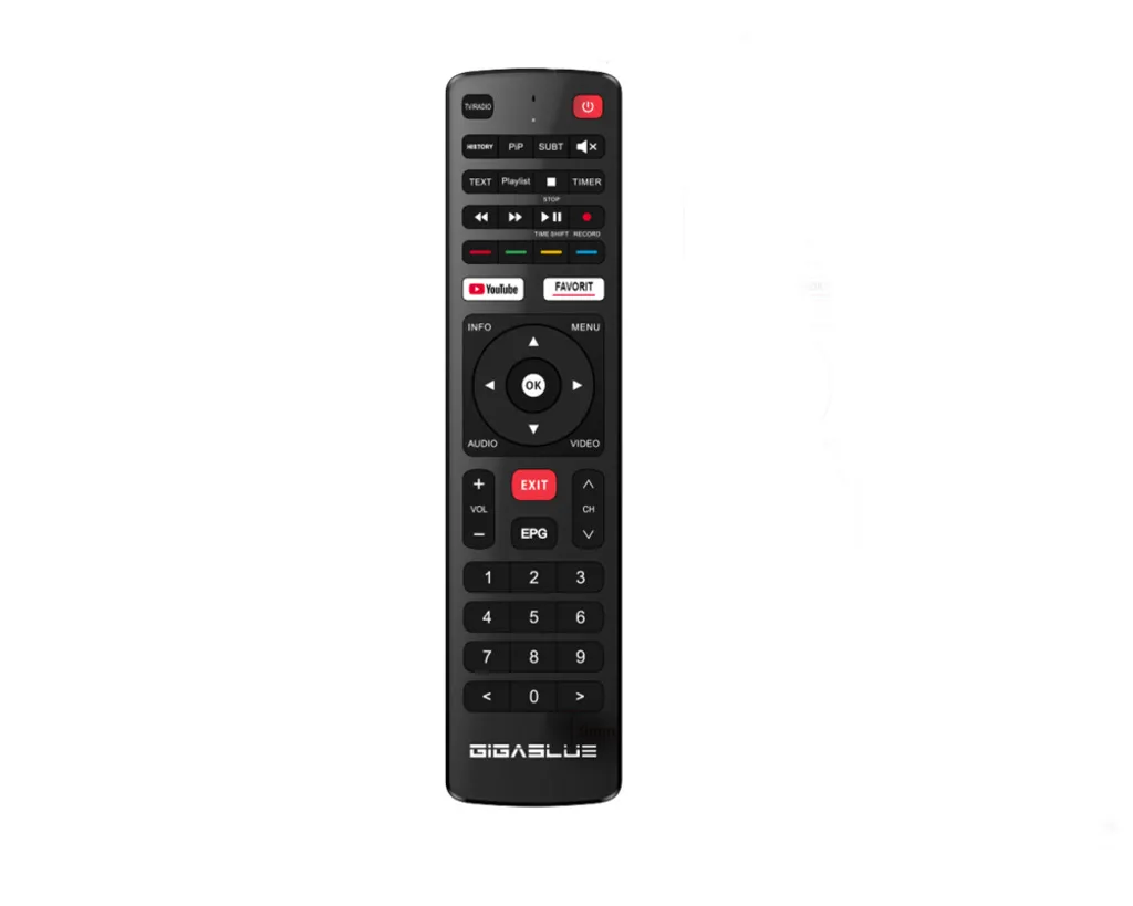Décodeur Satellite et TNT GigaBlue 4K PRO pour Streaming et TV HD - 4