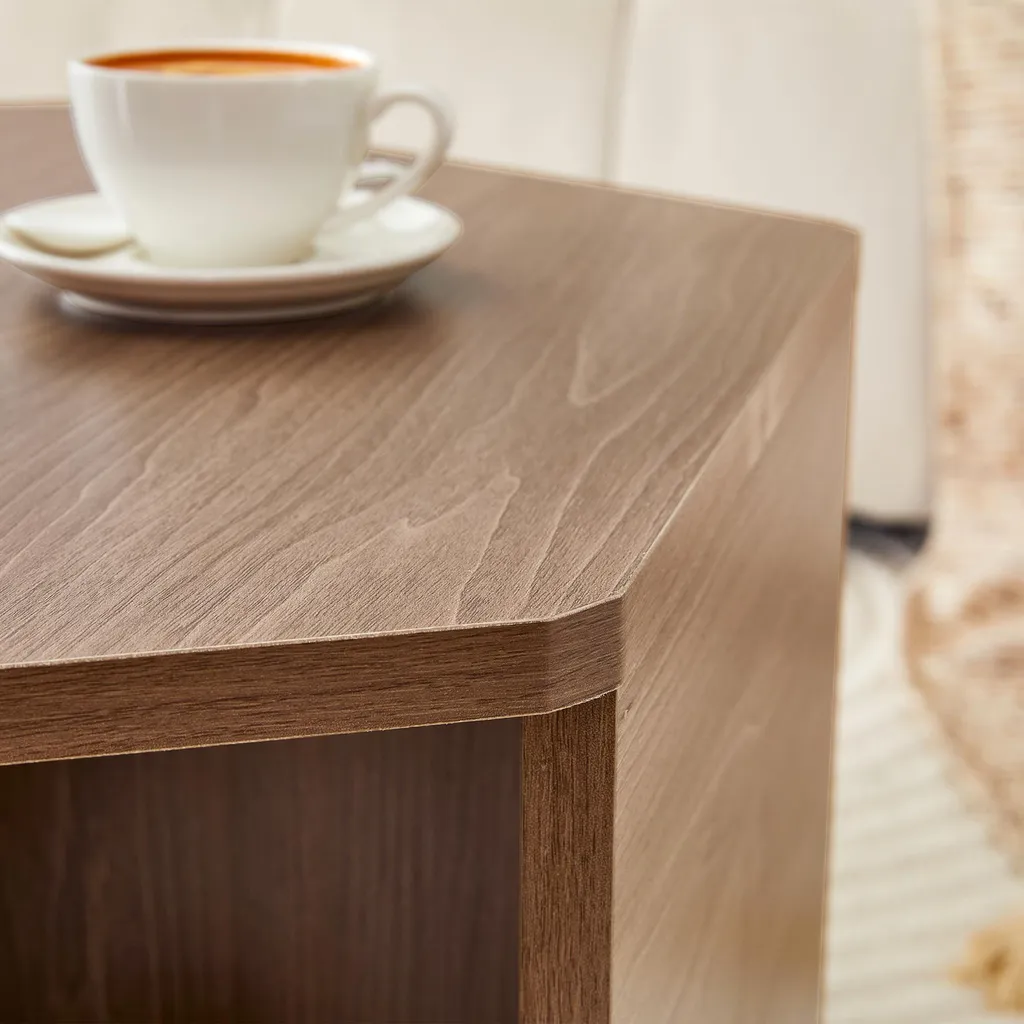 Table basse multifonctionnelle moderne - Design géométrique 79 cm - 9