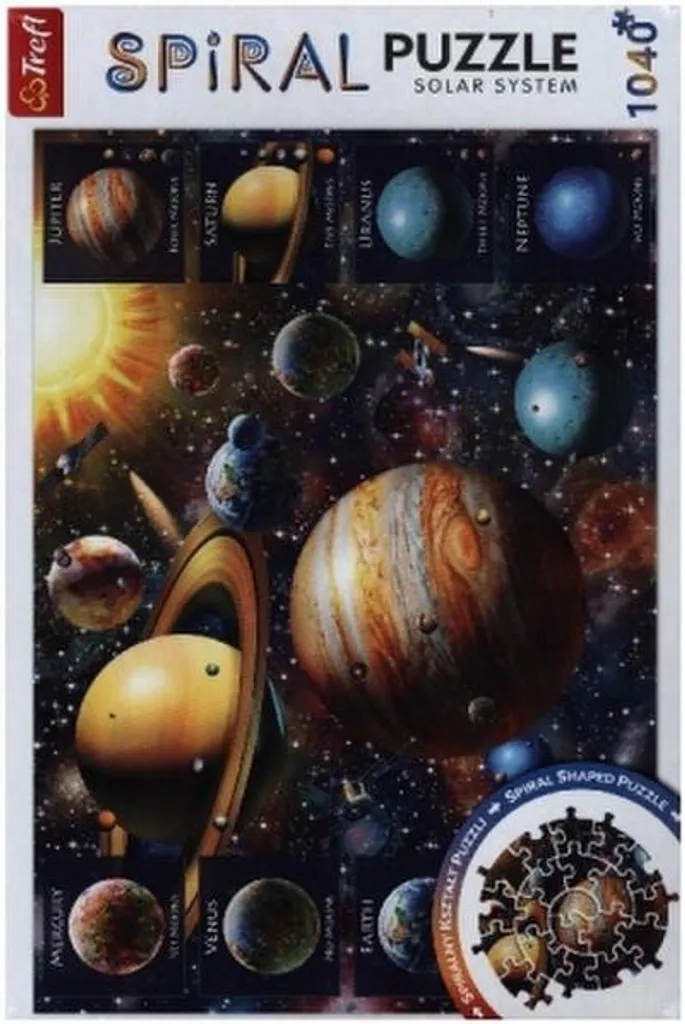 Puzzle 1000 Pièces et Plus Système Solaire Spirale Trefl - Jeu Créatif