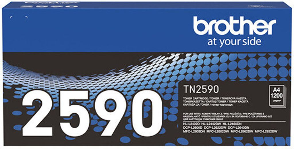 BROTHER Toner TN-2590 Standardn toner 1200 stran pro L2622, Zdjęcie produktu 