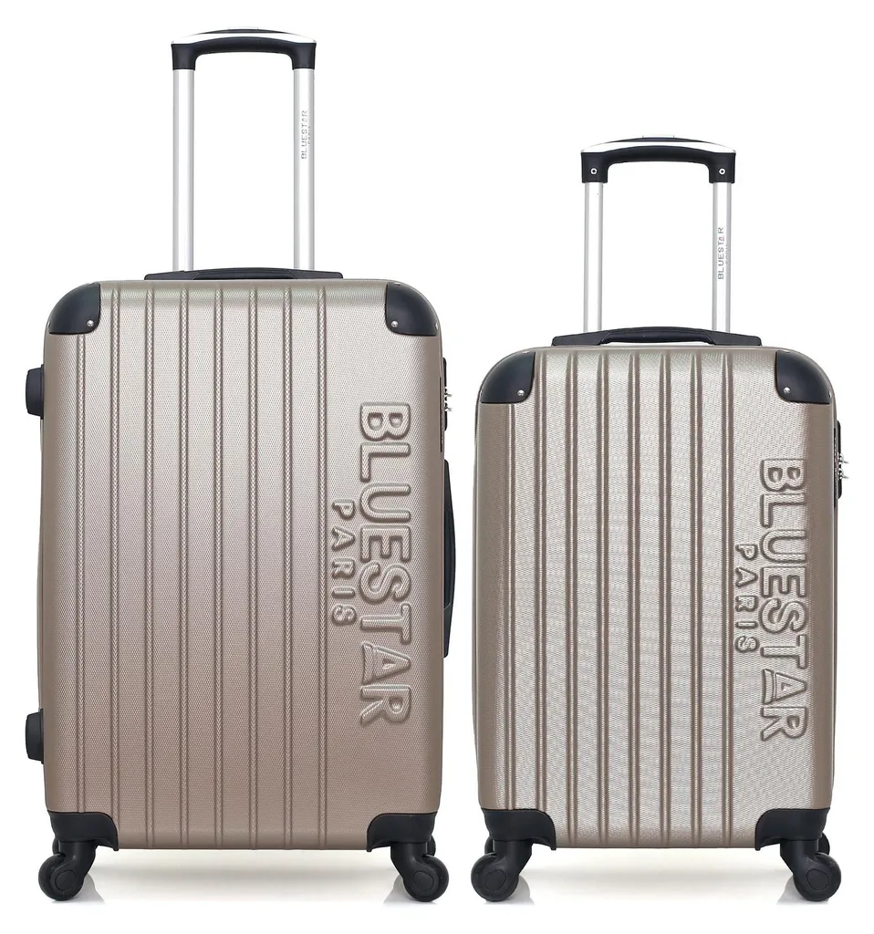 Set de Bagages BLUESTAR : Valise Weekend et Valise Cabine Format Pratique