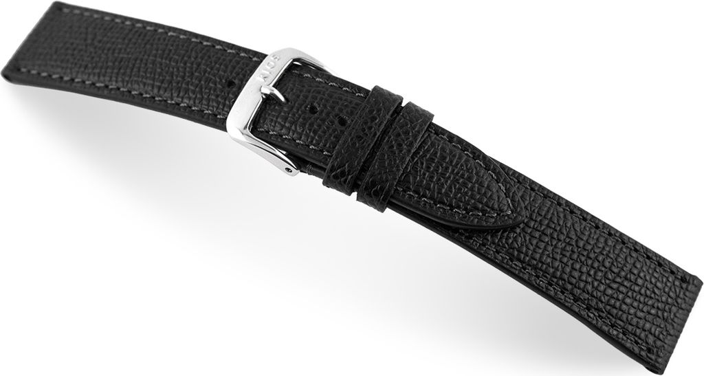 Happel Lederband Pasadena 16 mm schwarz