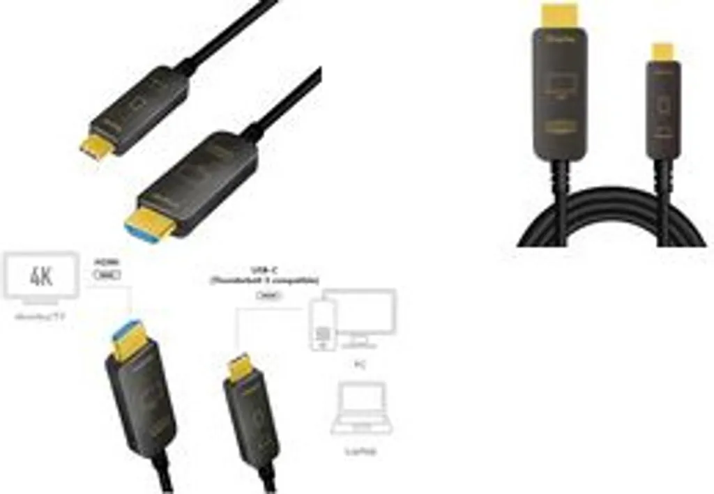 Rallonge Active Optique USB 3.2 de 20m pour Vidéo 4K et Transfert Rapide