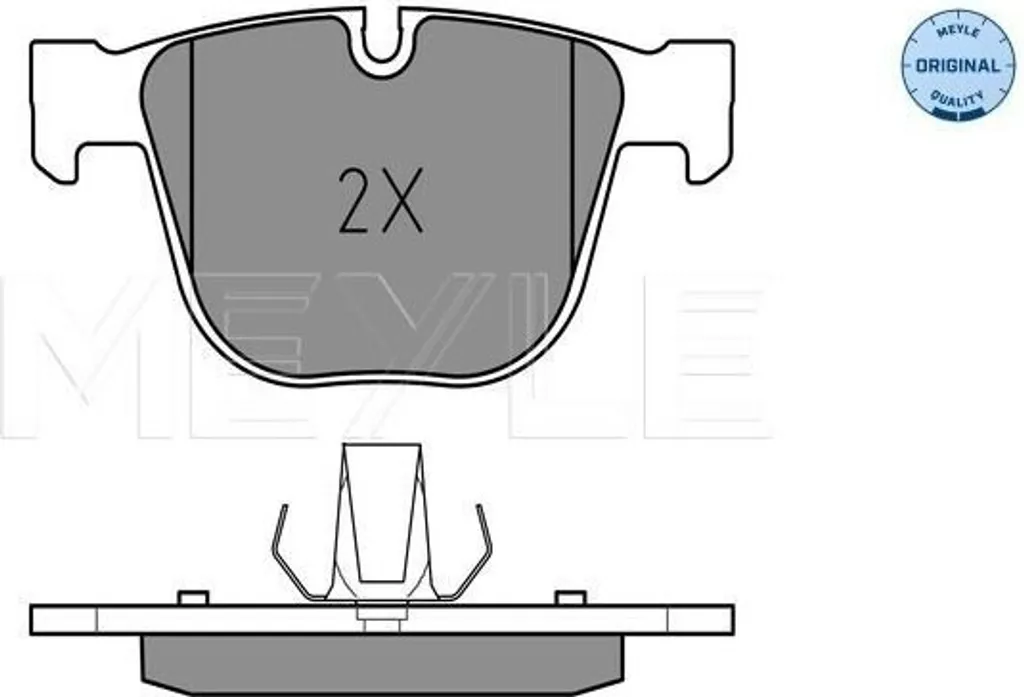 Plaquettes de Frein Arrière pour BMW Série 3 E90 et X5 E70 MEYLE