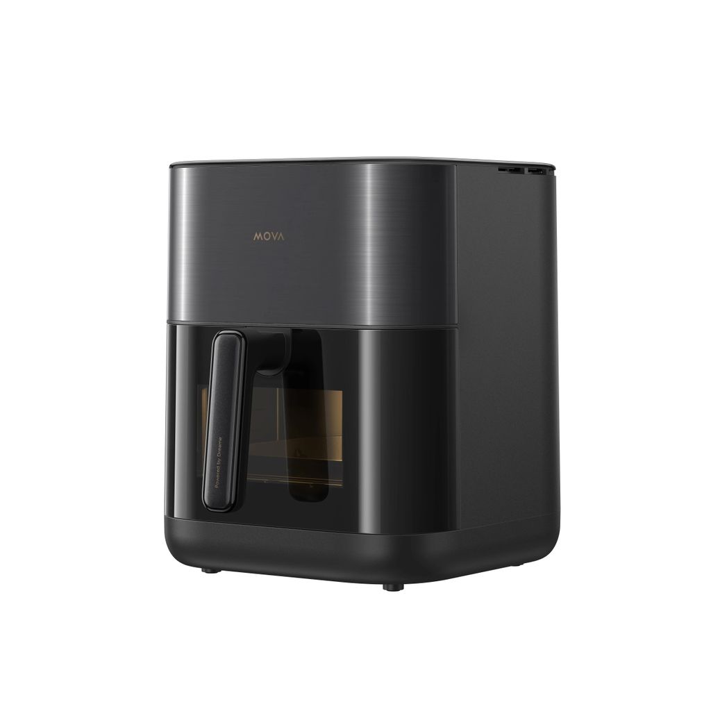 MOVA AeroChef FD10 Pro Heißluftfritteuse, 6L große ölfreie Fritteuse mit Warmluftzirkulation, schnelles knuspriges Garen, Innenraum aus Metall