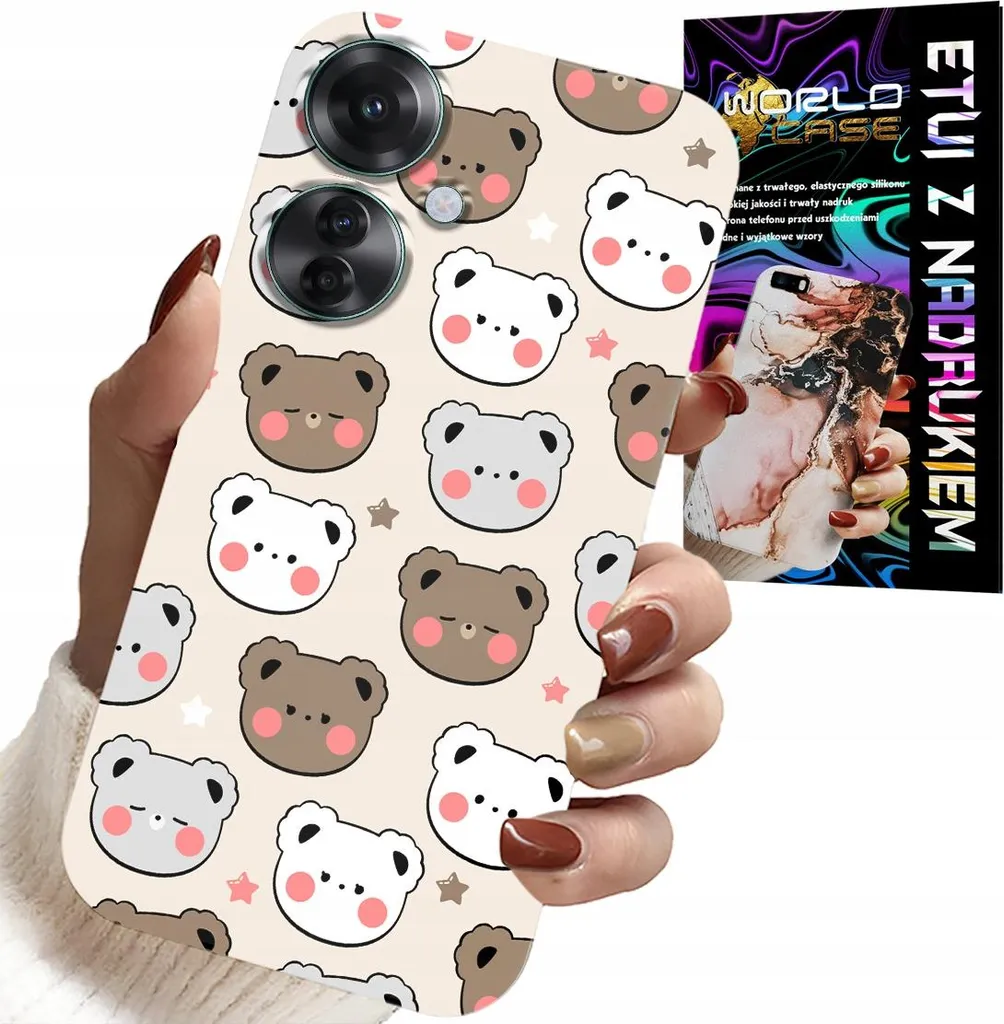 Cover Oppo Reno11 F 5G Bambini - Disegno Orsetto & Foil - Anti-Urti