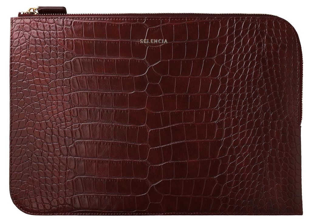 Selencia Croco Laptophoes 15-16 inch - Laptopsleeve - Productafbeelding 
