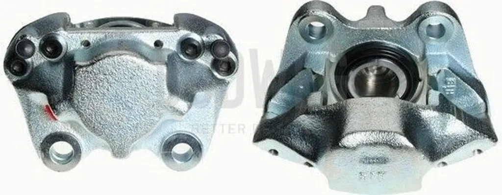 Étrier de frein avant droit BUDWEG CALIPER 34433 pour VW Transporter II