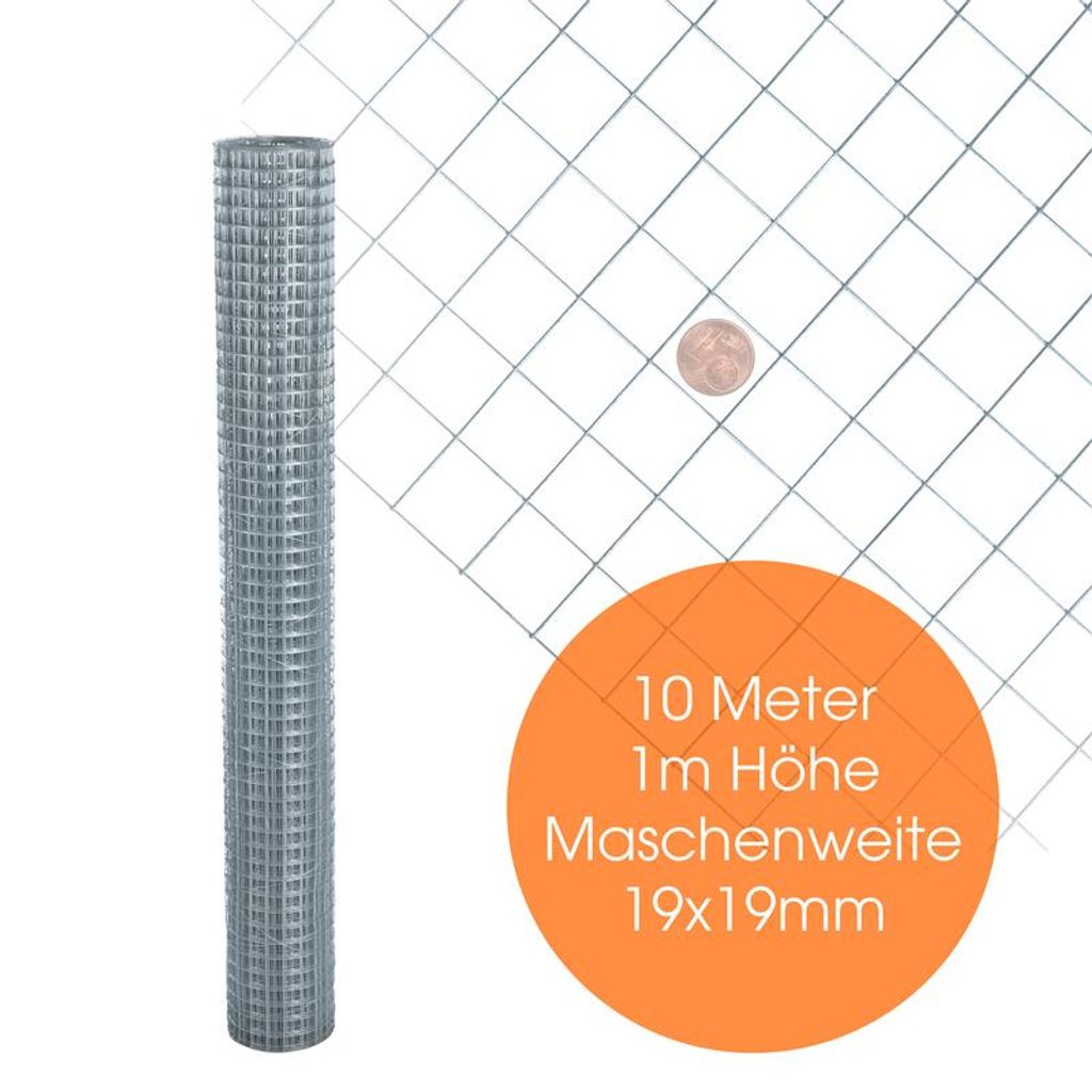 Maschendrahtzaun Grün – 25 M Rolle, 60x2,8x800 Mm, PE-beschichtet, Made In Germany
