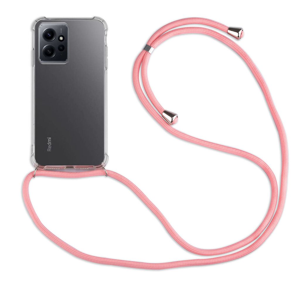 Handykette für Xiaomi Redmi Note 12 5G / Poco X5 5G Handyhülle mit Band Hülle Rosa