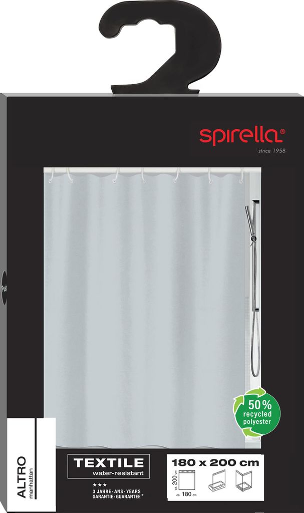 Spirella 7610583190253, Monochromatisch, Ring, Polyester, Produktbild 