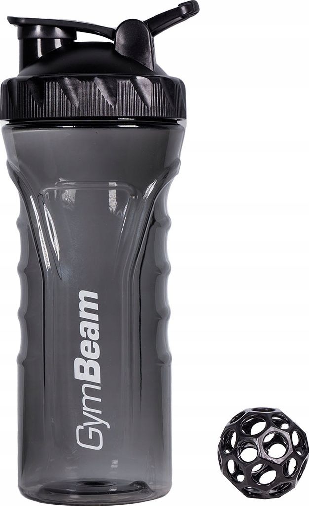 Gymbeam Schwarzer Bpa-Freier Versiegelter Proteinshaker 1000Ml