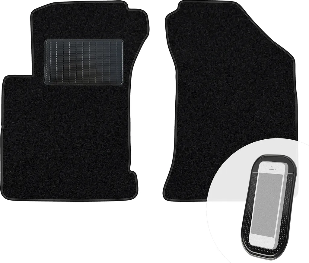 Set Tappeti Anteriori Kia Cerato 2004-2008 moto-MOLTICO Velluto Nero