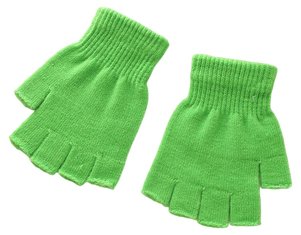 1 Paar Halbfingerhandschuhe, hochelastisch, bequem, fusselfrei, rutschfest, winddicht, Winterhandschuhe zum Reiten
