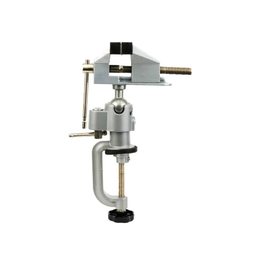 Etau d'établi rotatif 80mm : fixez vos pièces sans glissement gênant