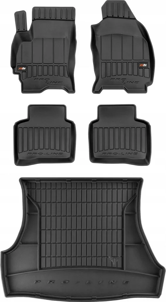 Tappetini 3D Gomma Ford Mondeo Mk3 2000-2007 | Pulizia Facile