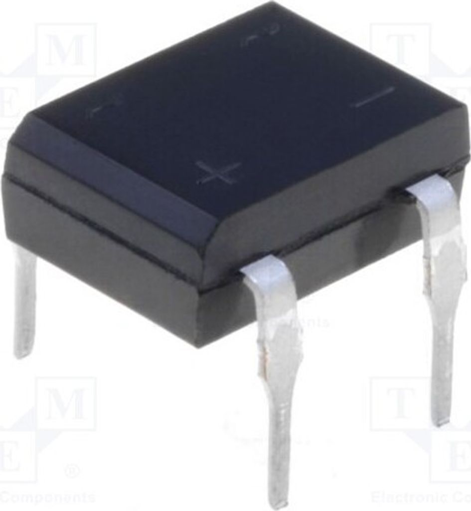 3x Einphasen Brückengleichrichter Ifsm: 40A If: 1A Urmax: 800V DIL B380D Einphase