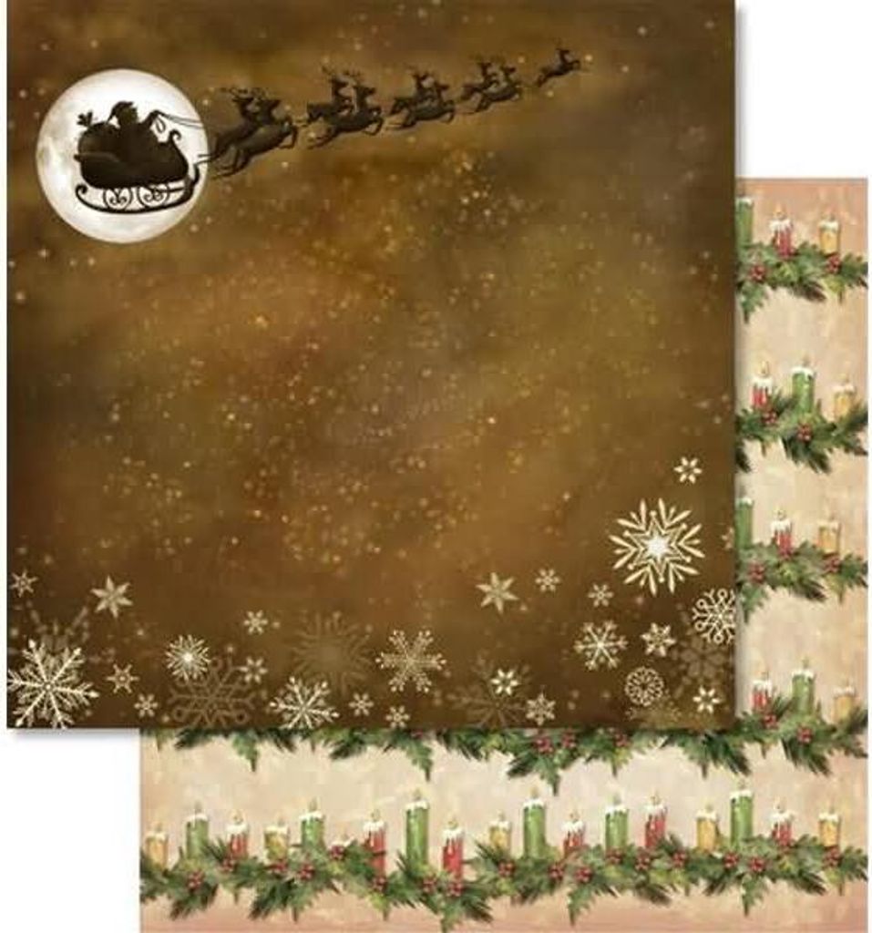 Scrapbook Paper Premium Glitter 30,5x30,5cm VE=25 Blatt Motiv 315