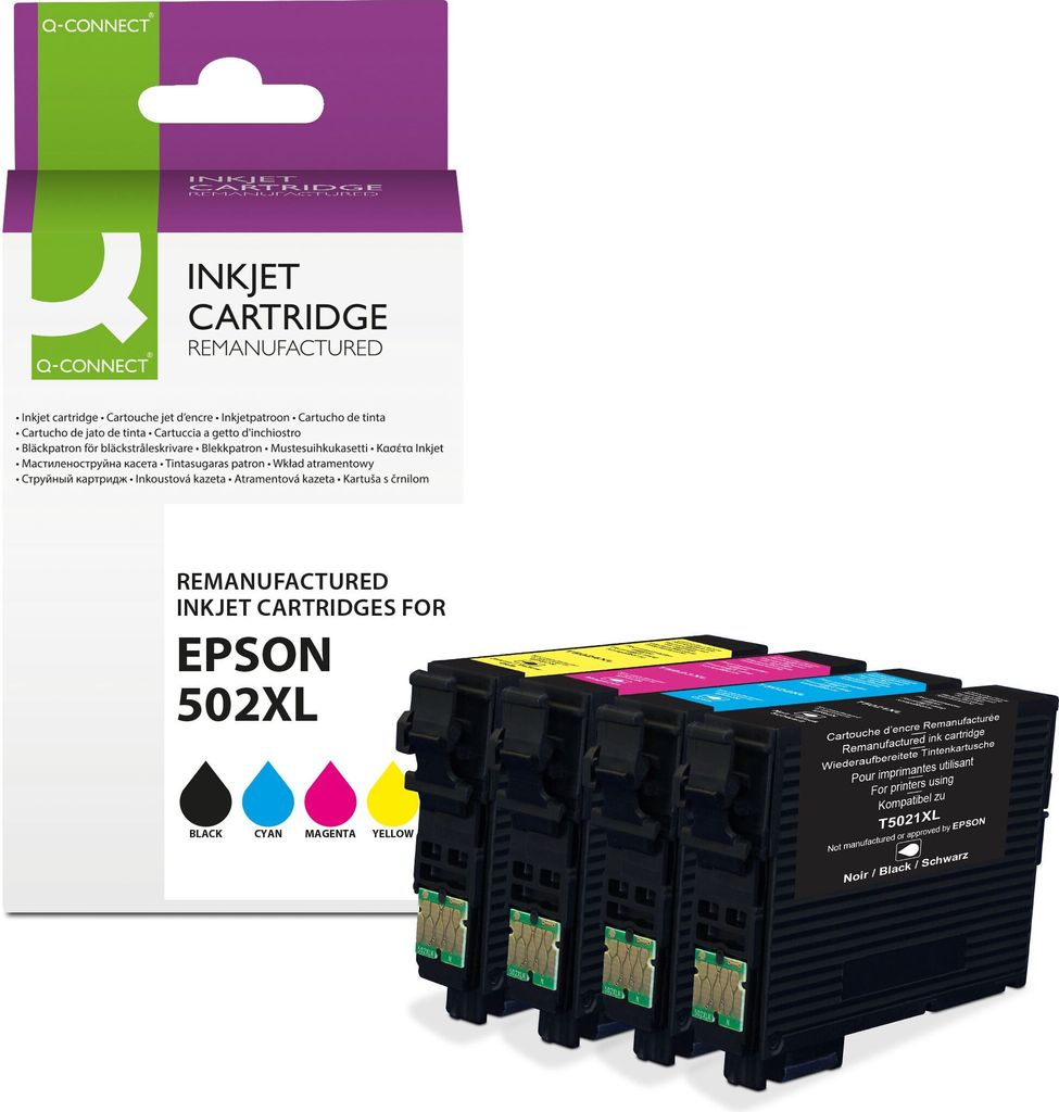 Q-CONNECT KF14238 Alternativ Q-Connect Tintenpatrone MultiPack Bk,C,M,Y (KF14238)