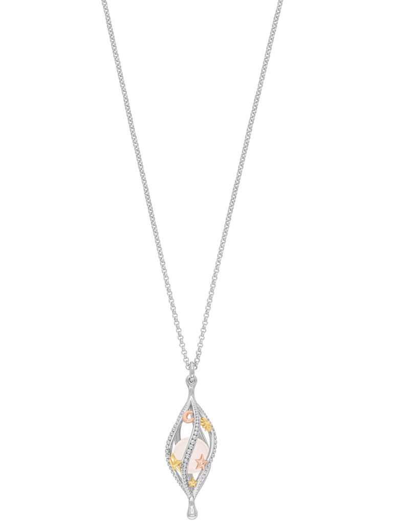 Engelsrufer Collana Donna In Argento Sterling 925 – Catenina Rolò Lucida Rodiata, 45 Cm
