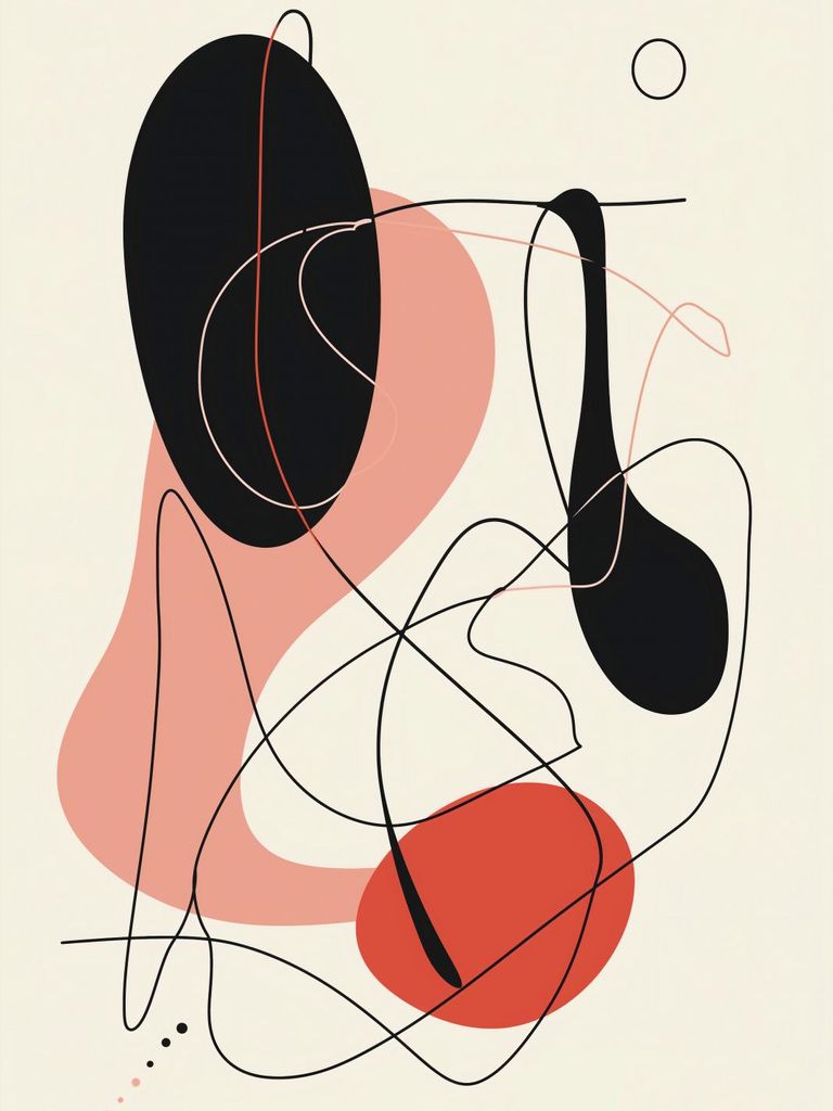 Plakat 30x40cm Vibrationen der Abstraktion