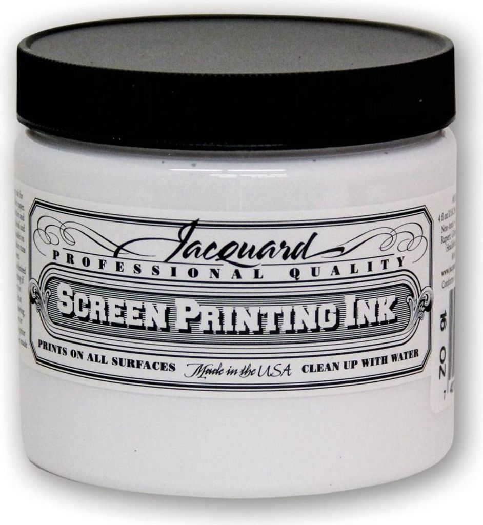 Jacquard Siebdruckfarbe 470 ml weiß - professionelle Hobbyfarbe